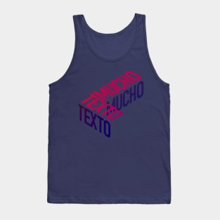 Mucho Texto Tank Top